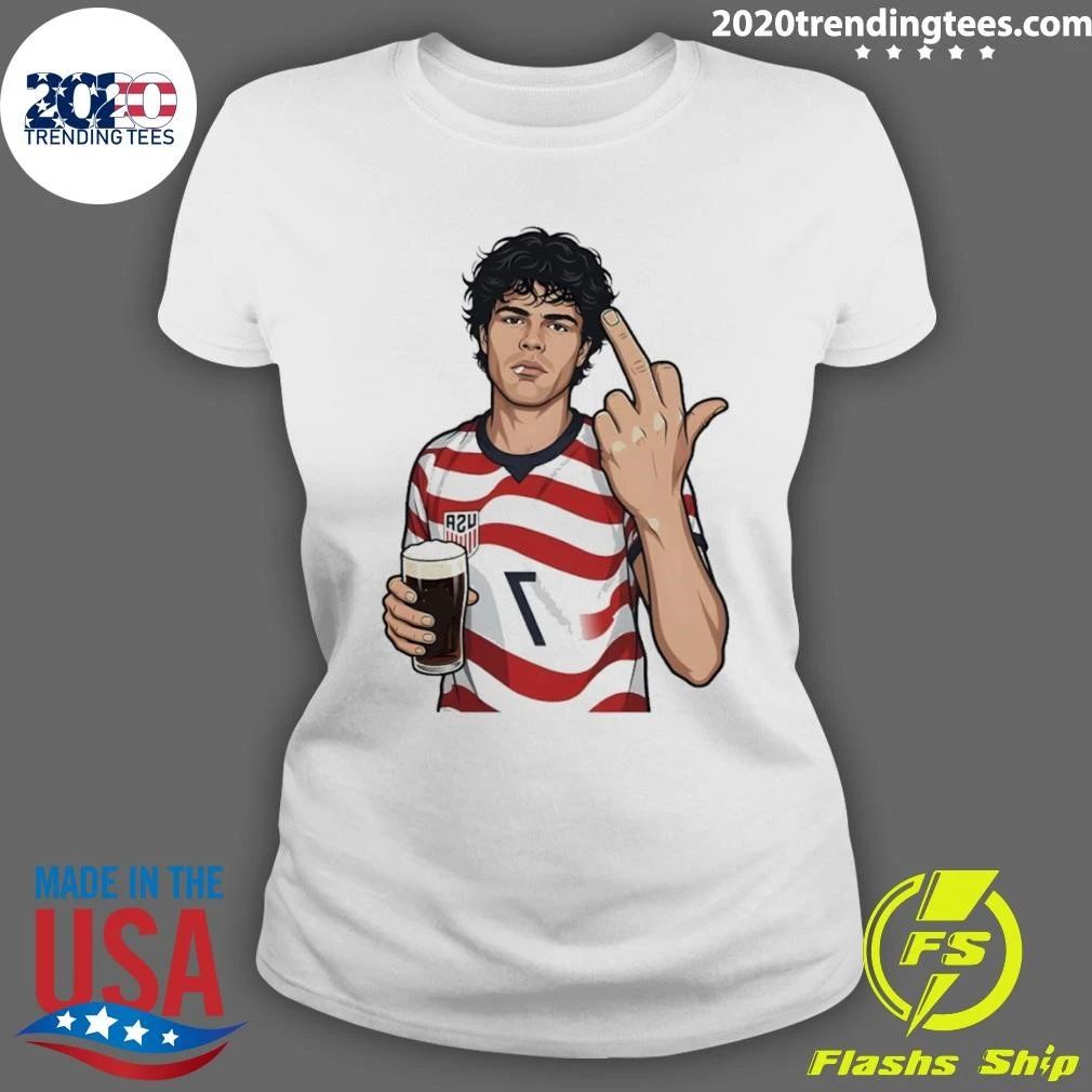 Nichole Gio Reyna Middle Finger Usa Soccer World Cup 2026 Shirt