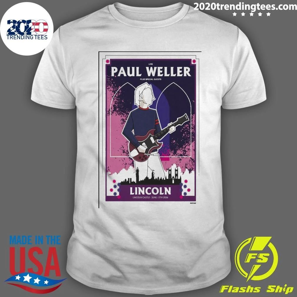 Paul Weller Lincoln Castle Tour 2026 Shirt