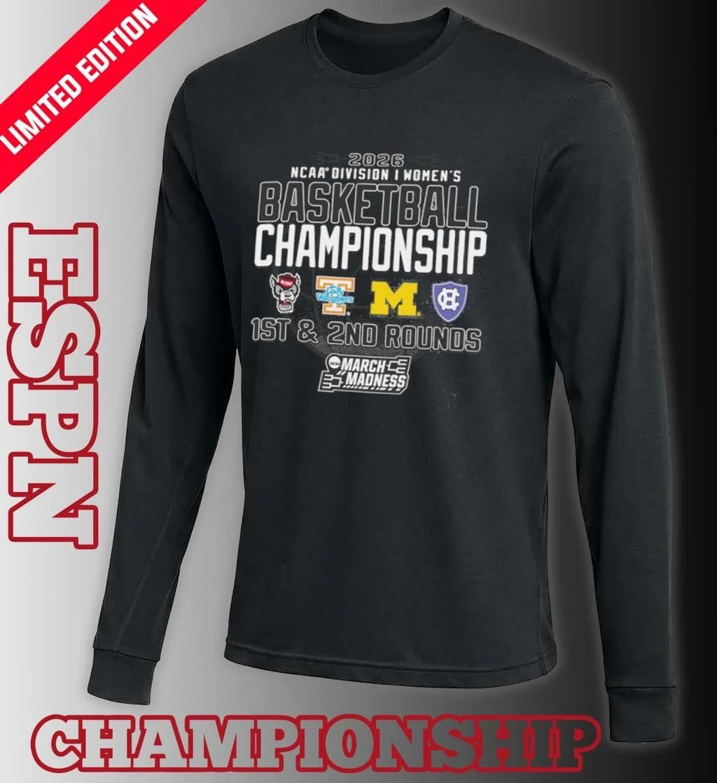 1st, 2nd Rounds 2026 NCAA DI Women’s Basketball Championship – Ann Arbor, MI Shirt