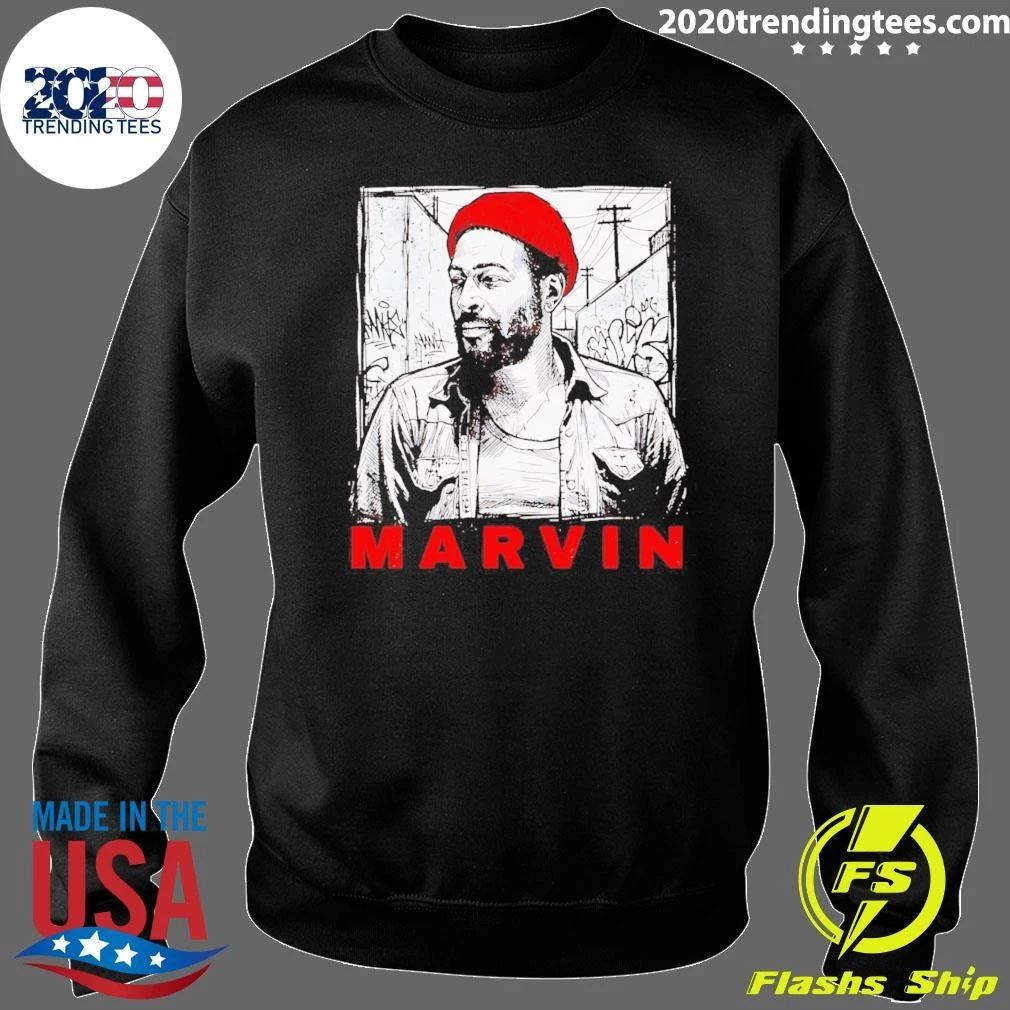 Marvin Gaye Urban Portrait Soul Music R&b Legend Shirt