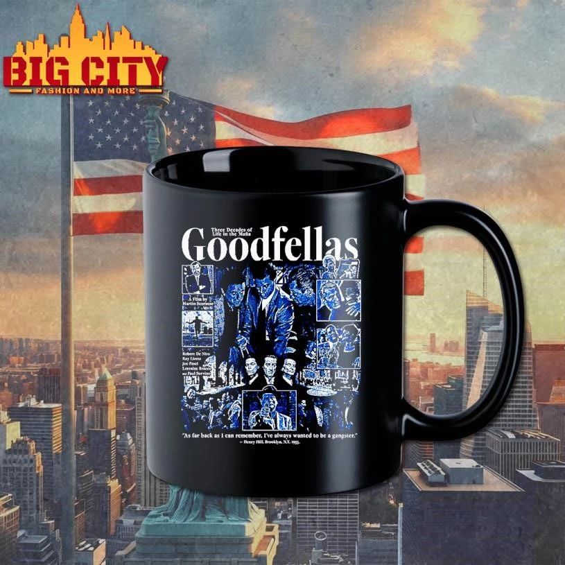 Vintage Goodfellas Movie Poster Graphic Print T Shirt