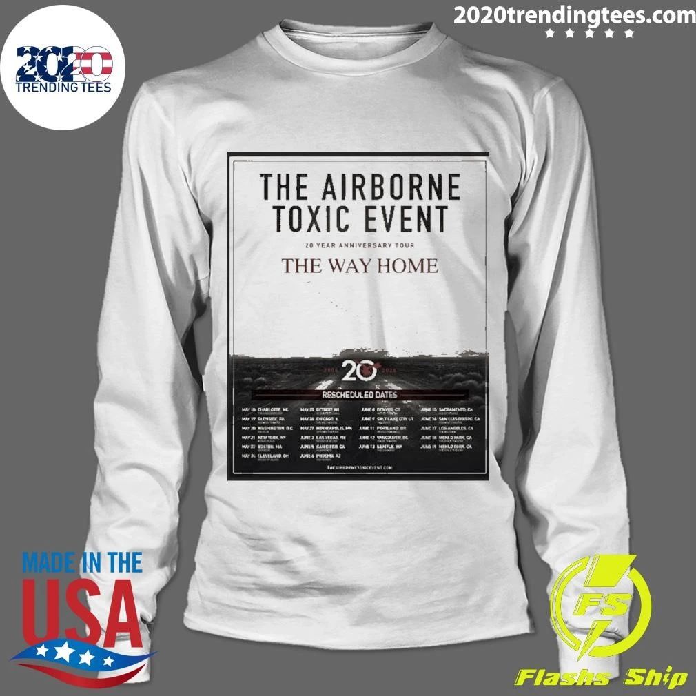 The Airborne Toxic Event 20 Year Anniversary Tour The Way Home Shirt