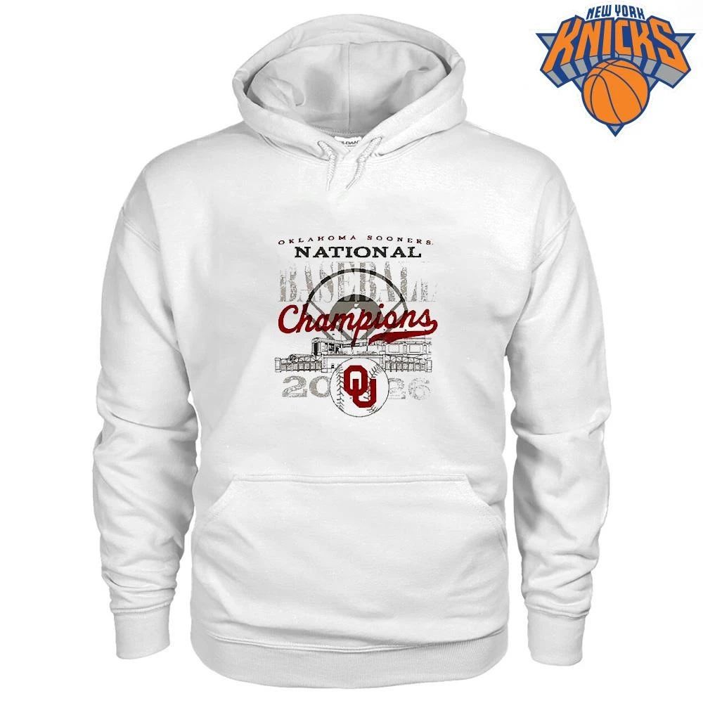 Oklahoma Sooners Image One 2026 NCAA Baseball Men’s College World Series Champions Overlay T-Shirt