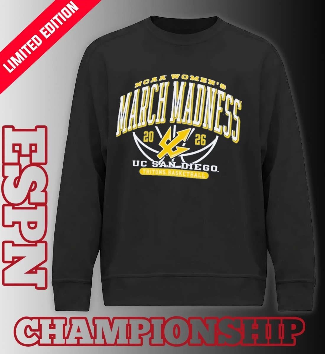 UC San Diego Women’s Basketball NCAA March Madness T-Shirt
