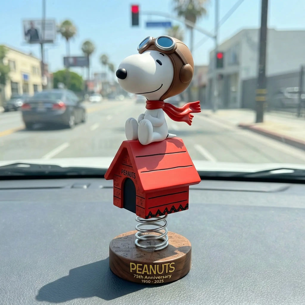 Peanuts 75th Anniversary Red Baron Pilot Bobblehead