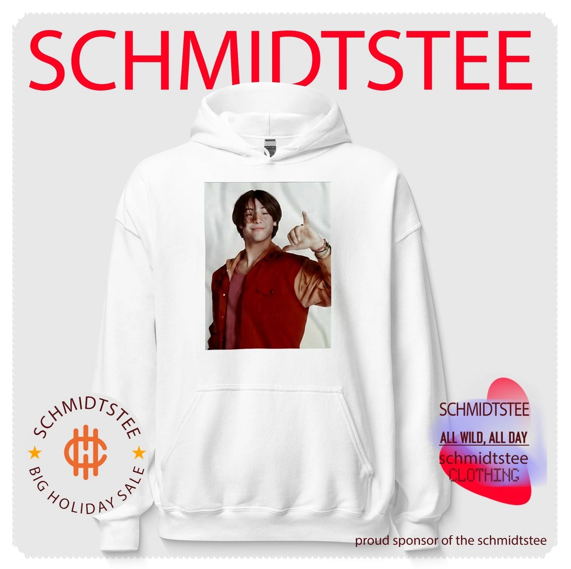 Keanu Reeves Inspired Portrait 90s Actor shirt