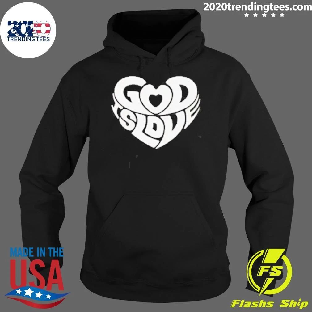 God Is Love Heart Logo Shirt