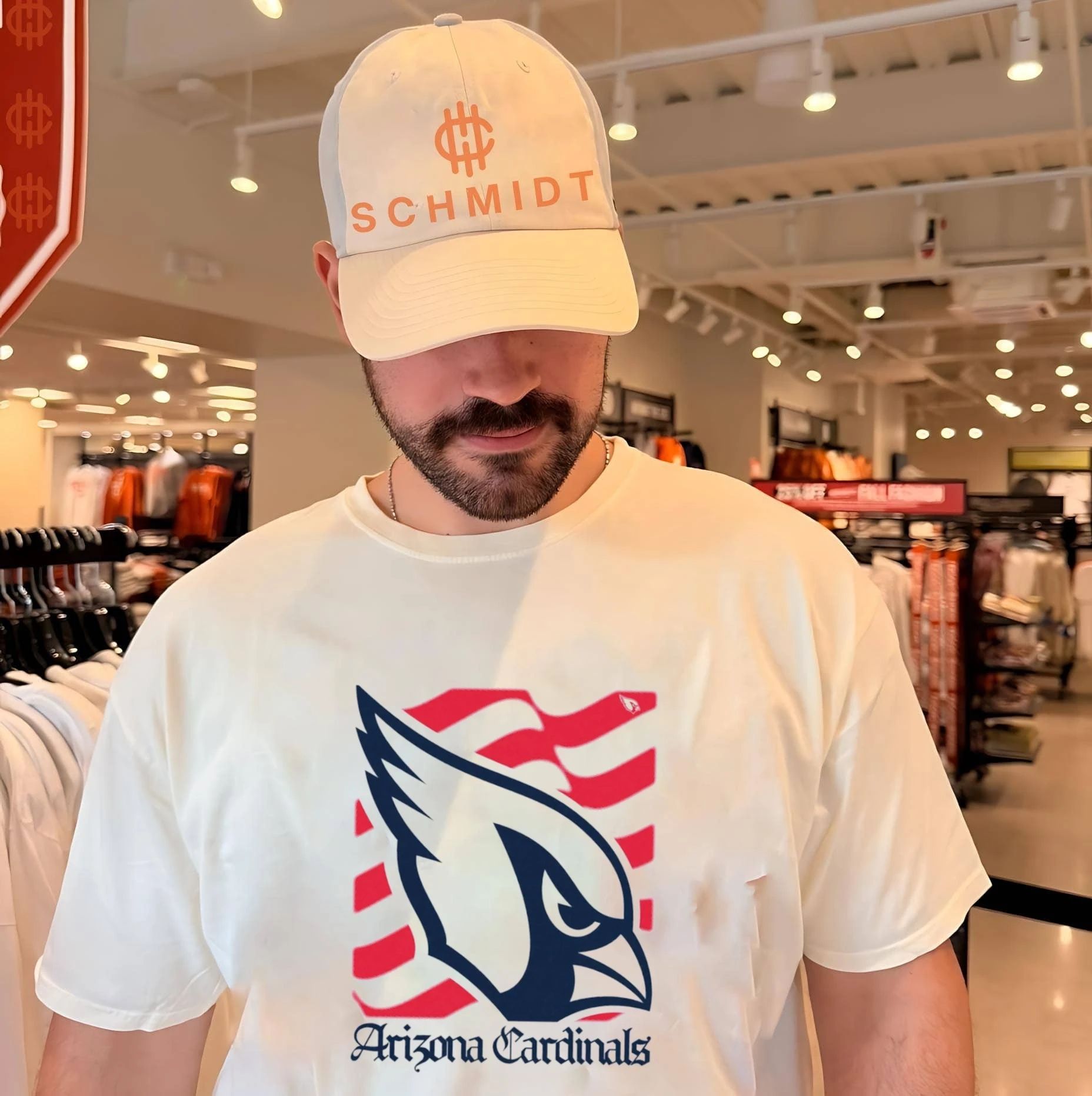 Arizona Cardinals American 250th Flag Heritage Wordmark shirt