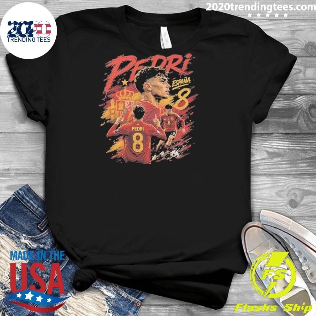 Pedri Spain Football Streetwear World Cup 2026 Graphic Tee Shirt