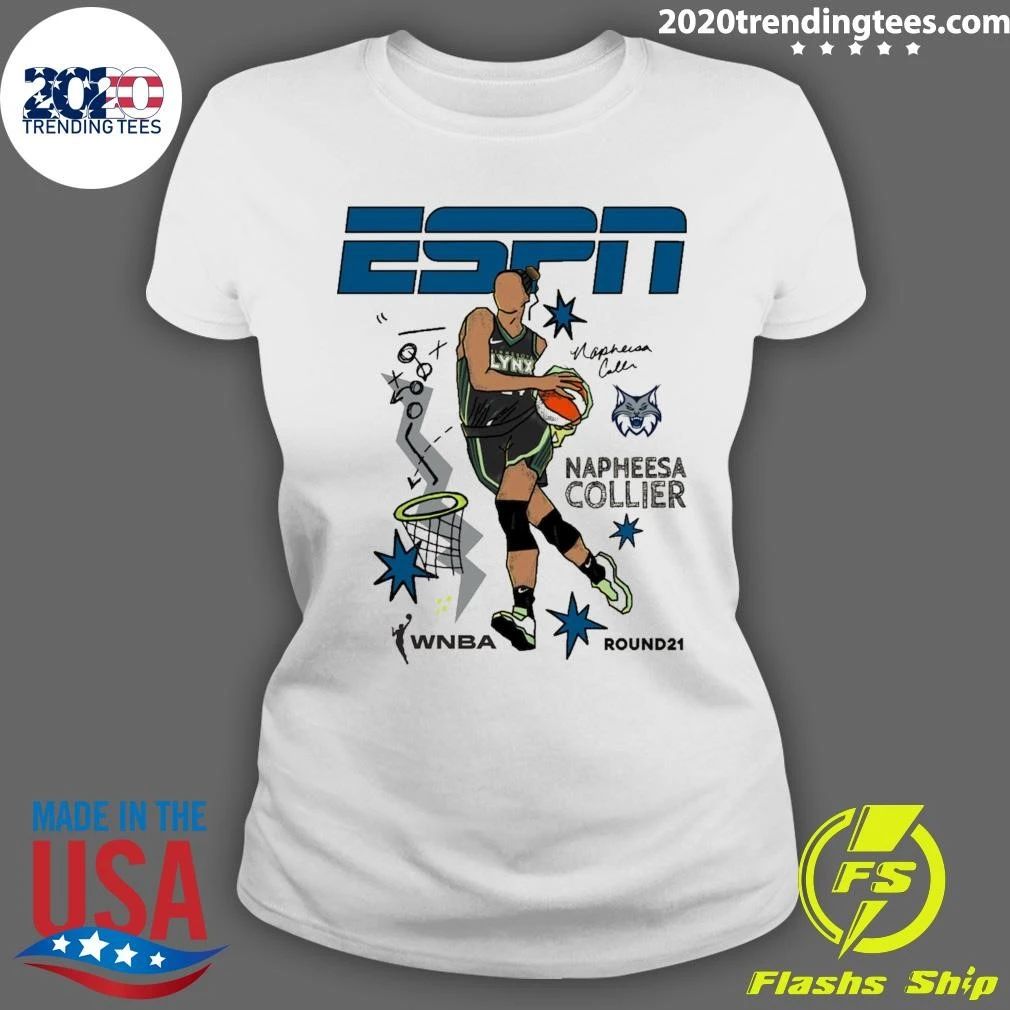 Napheesa Collier Minnesota Lynx Round21 ESPN Player 2026 Shirt