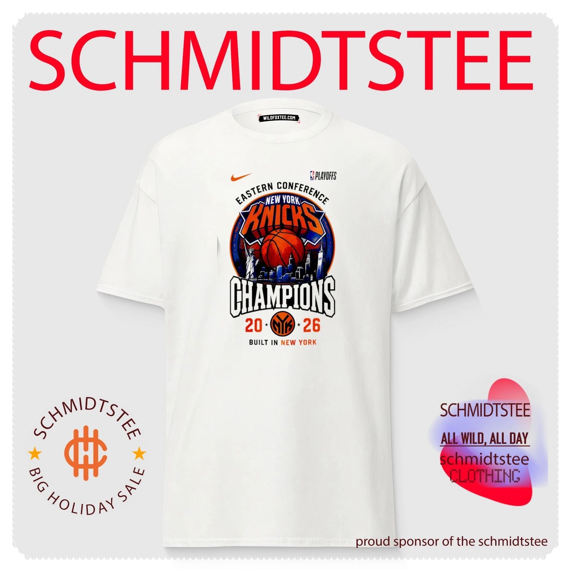 New York Knicks Eastern Conference Champions 2026 Built in New York shirt