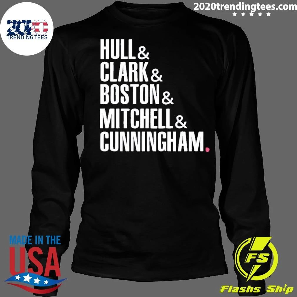Hull Clark Boston Mitchell Cunningham Indiana Fever Basketball Wnba 2026 Shirt