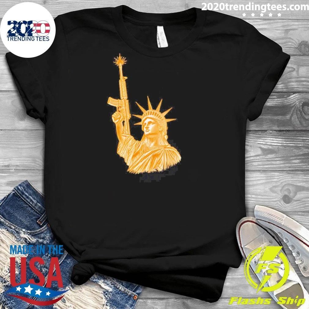 Guns Of Liberty Ar-style Graphic Shirt