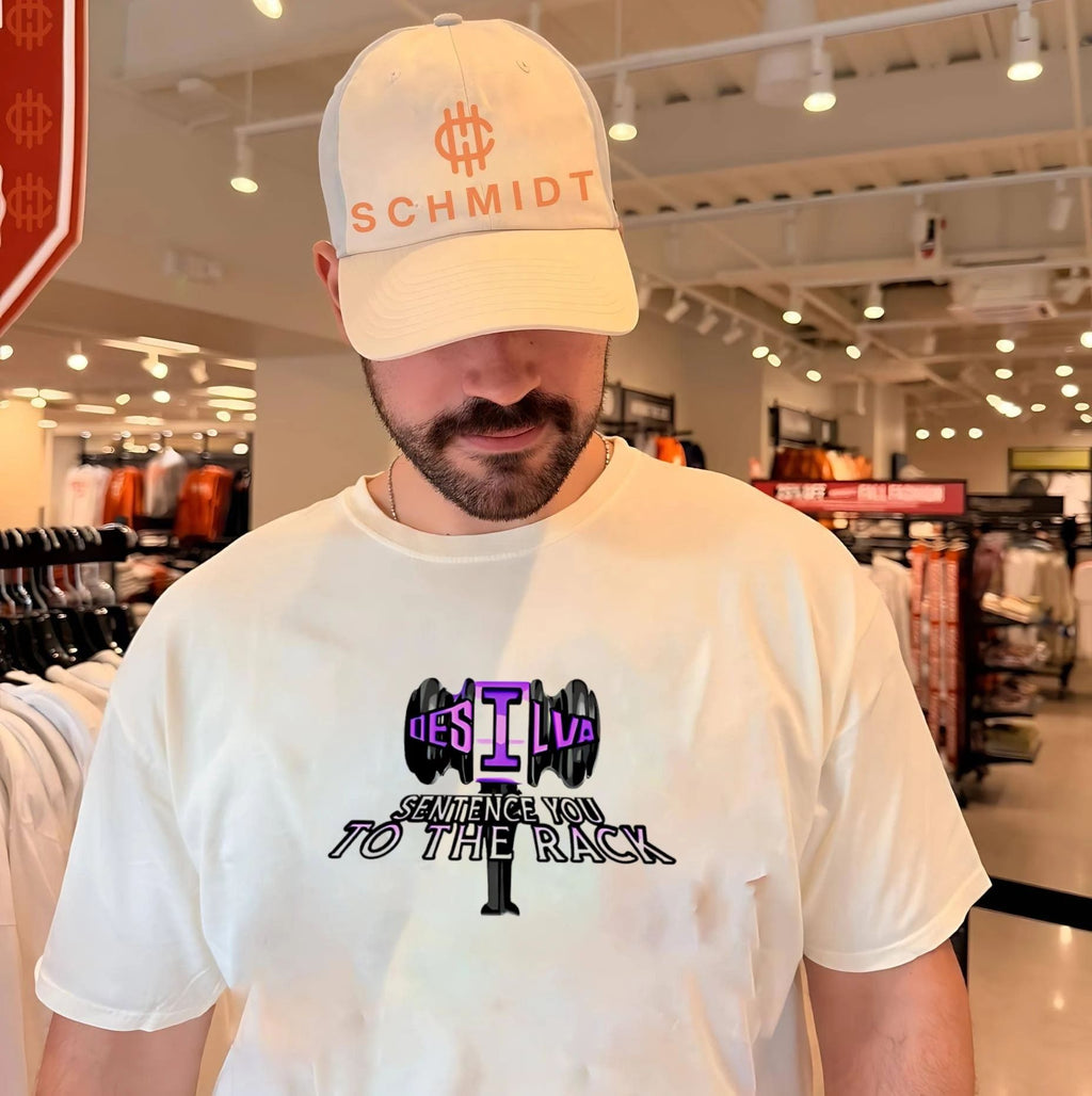 Lucas Desilva The Rack Sentence you to the rack graphic shirt