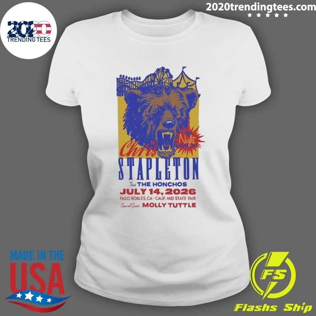 Chris Stapleton The Honchos July 14, 2026 Paso Robles, Ca-Calif Shirt