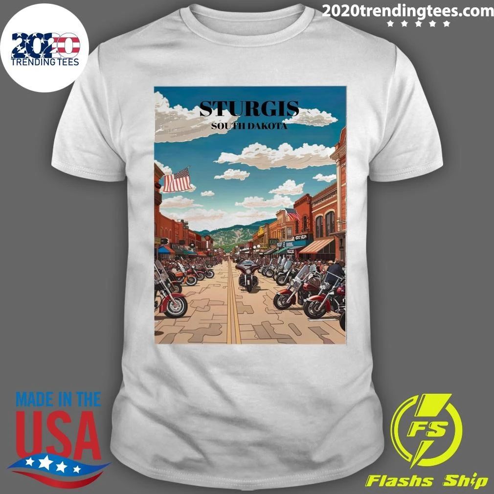 Sturgis South Dakota Bike Week Vintage Motorcycle Rally Shirt