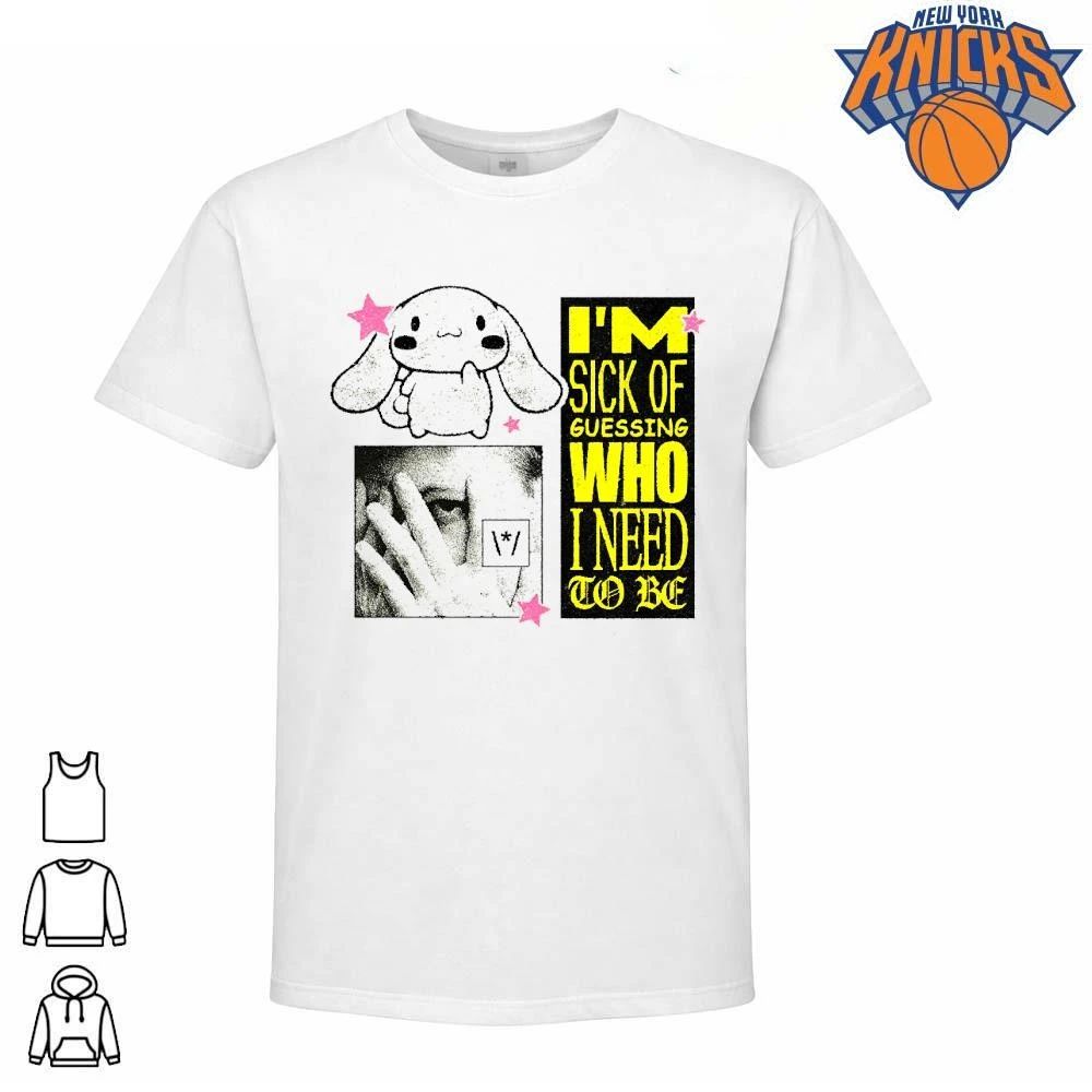 Cinnamoroll I’m Sick of Guessing Who I Need to Be Vintage Anime Stipple Art Shirt