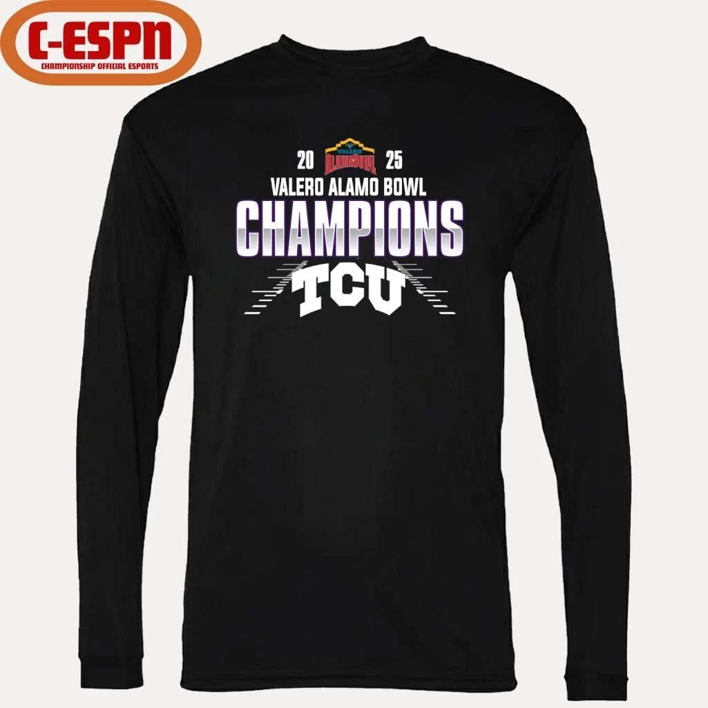 TCU Horned Frogs Valero Alamo Bowl Champions T-Shirt