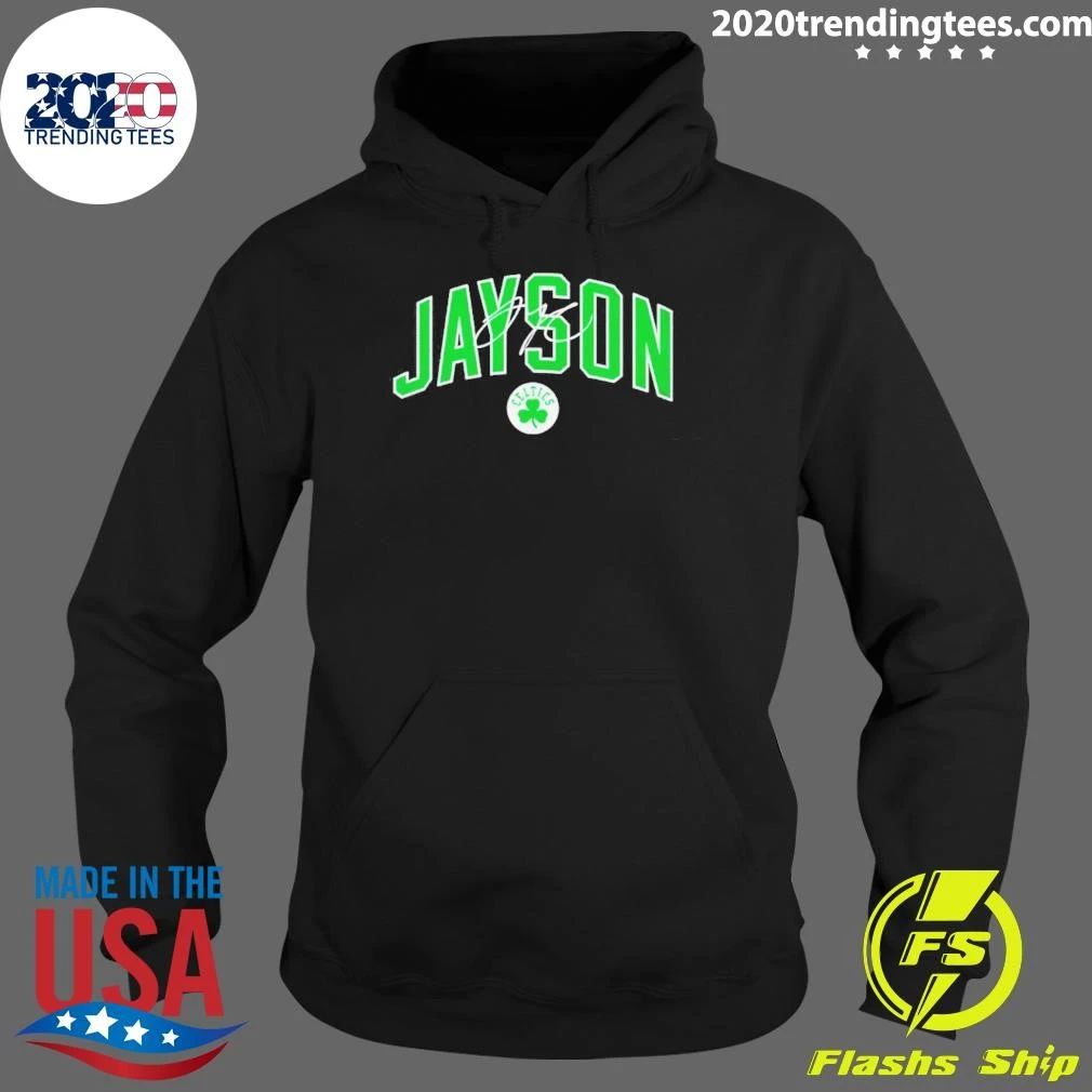 Jayson Tatum Boston Celtics Team Font Signature Shirt