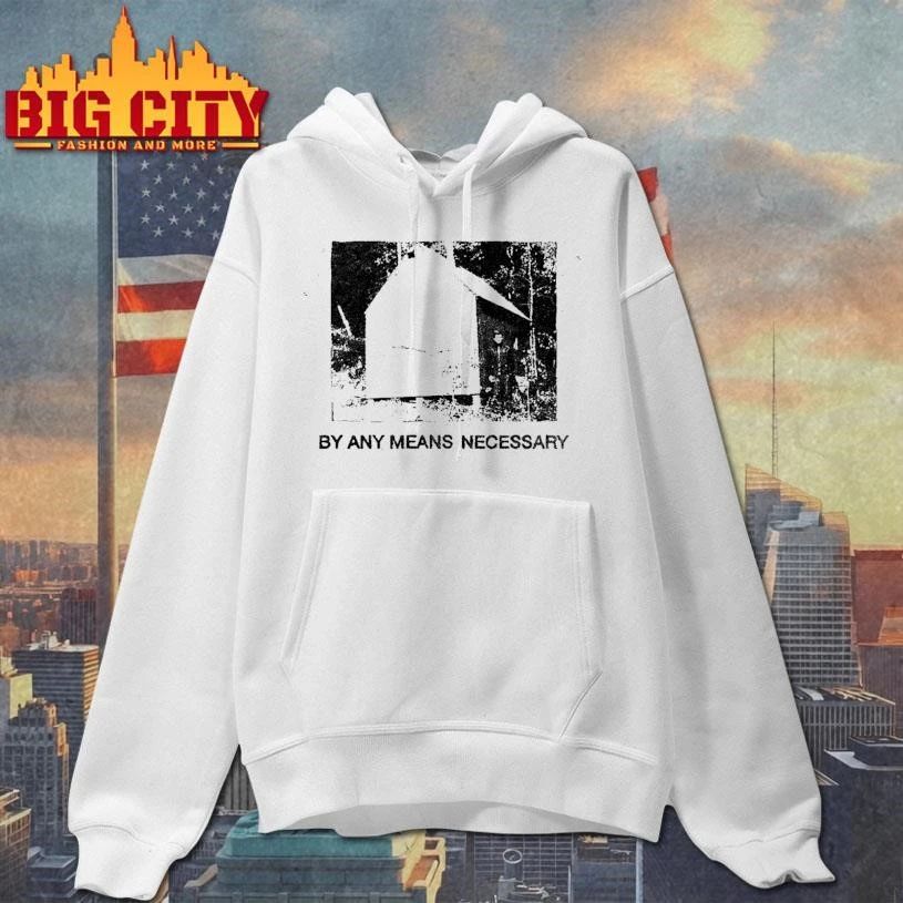 By Any Means Necessary Unabomber Cabin Forest Vintage Heavy Cotton Shirt