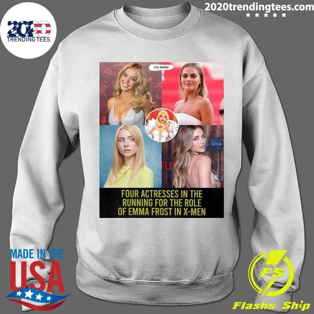 Four Actresses In The Running For The Role Of Emma Frost In X-Men Shirt