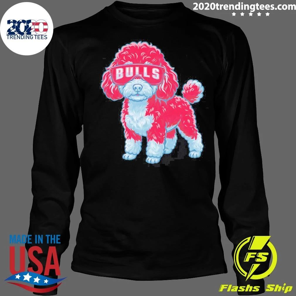 Chicago Bulls Teacup Poodle Cartoon Shirt