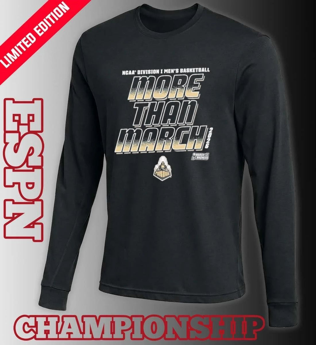 Purdue Boilermakers More Than March 2026 Ncaa Men’s Basketball Shirt