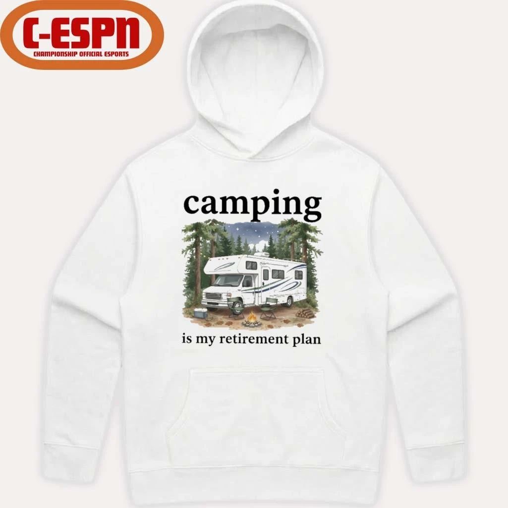 Camping Is My Retirement Plan RV Car In The Forest 2026 Shirt