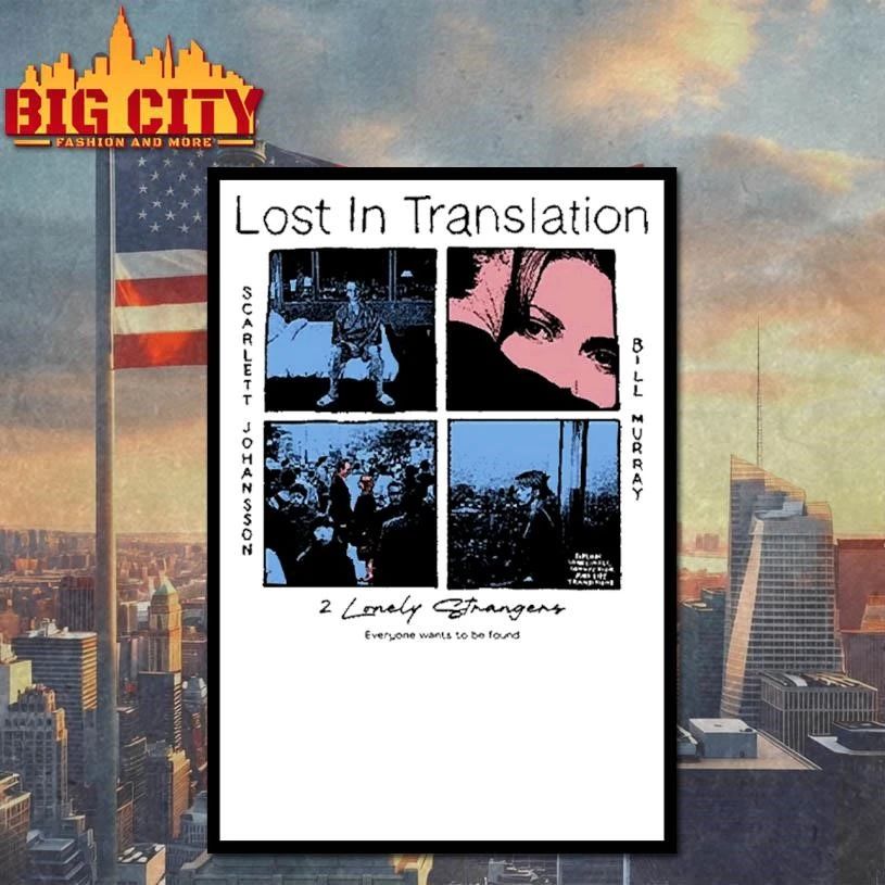 Lost In Translation Bill Murray Scarlett Johansson Movie T-shirt