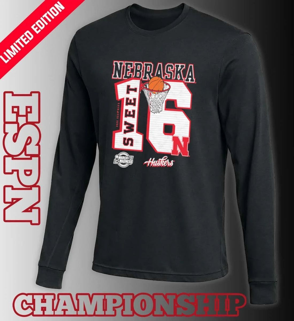 Nebraska Cornhuskers 2026 NCAA March Madness Sweet 16 Bound Shirt