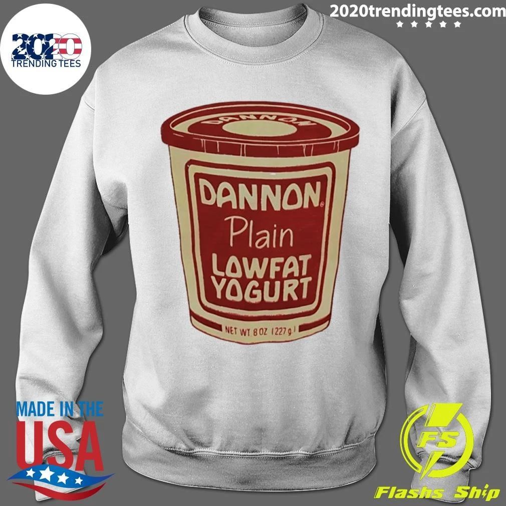Dannon Plain Lowfat Yogurt Food 1980s Shirt