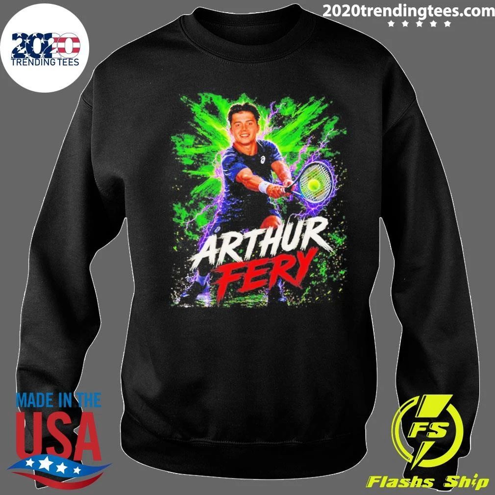 Arthur Fery Tennis Player Lightning Atp Shirt
