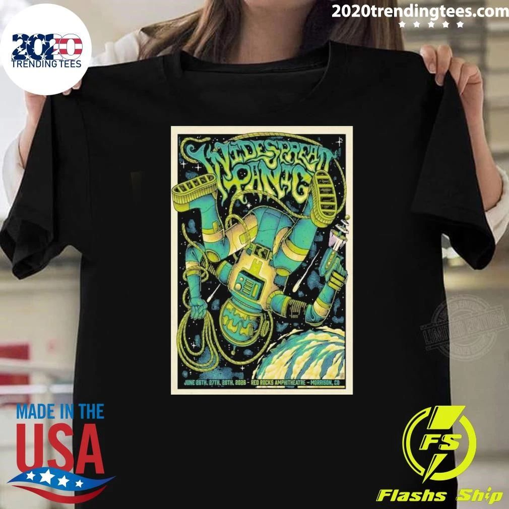 Widespread Panic Red Rocks Shows In Morrison Co On June 26-27 2026 Poster Shirt