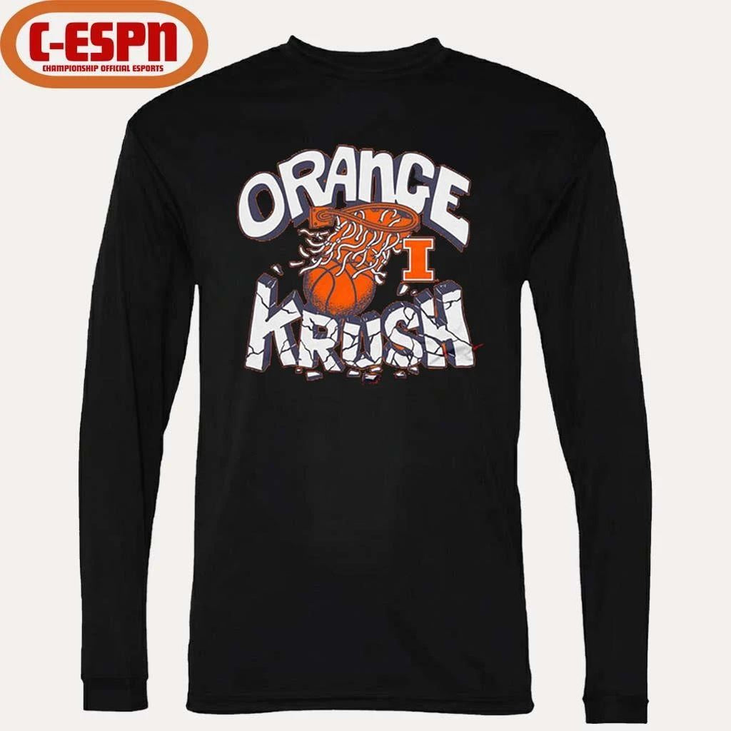Illinois Fighting Illini Orange Krush Basketball Shirt