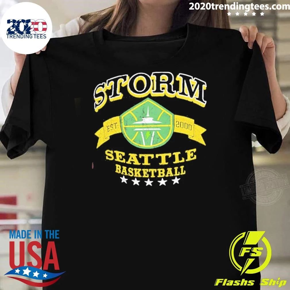 Storm Est 2000 Seattle Basketball Wnba Shirt