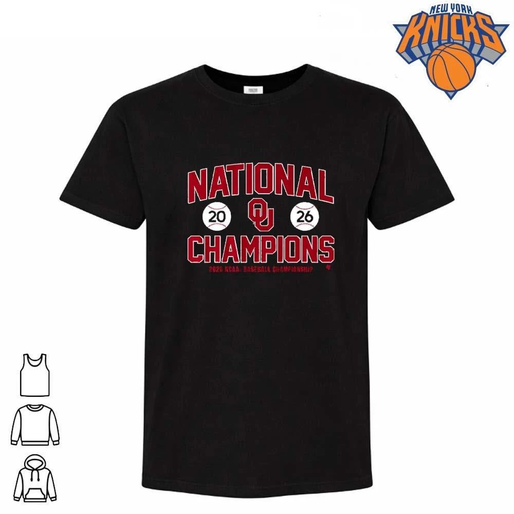 Oklahoma Baseball 2026 NCAA Champions Classic Shirt