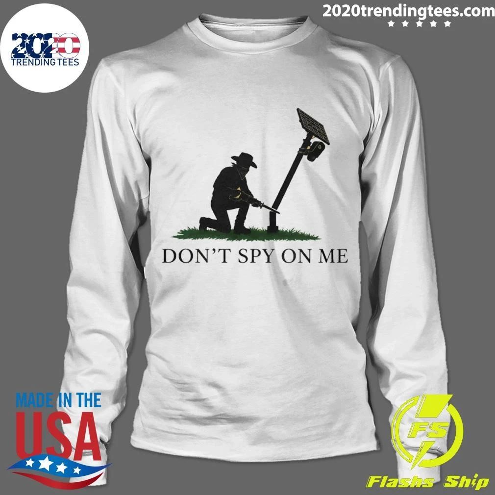 Outlaw Cutting Surveillance Camera Pole Don’t Spy On Me Shirt