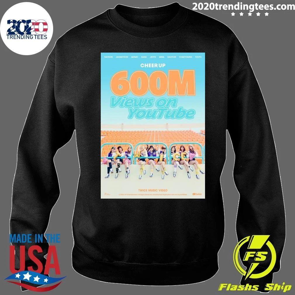 TWICE’s Cheer Up Becomes Fifth 600 Million-View Music Shirt