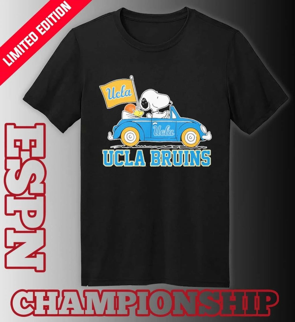 The Peanuts X Ucla Bruins Women’s Basketball Driving Car Shirt