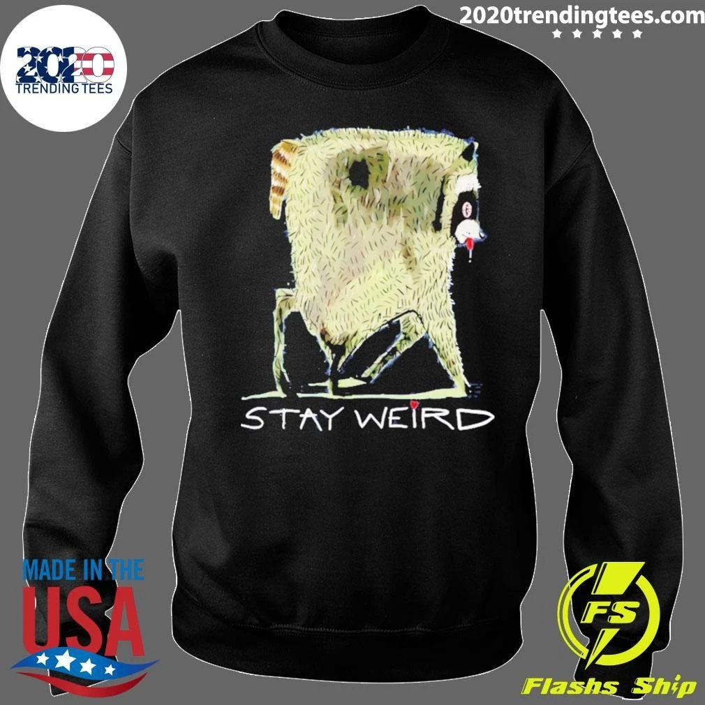 Jimothy Raccoon Stay Weird Famous Seattle Cute Trash Panda Shirt