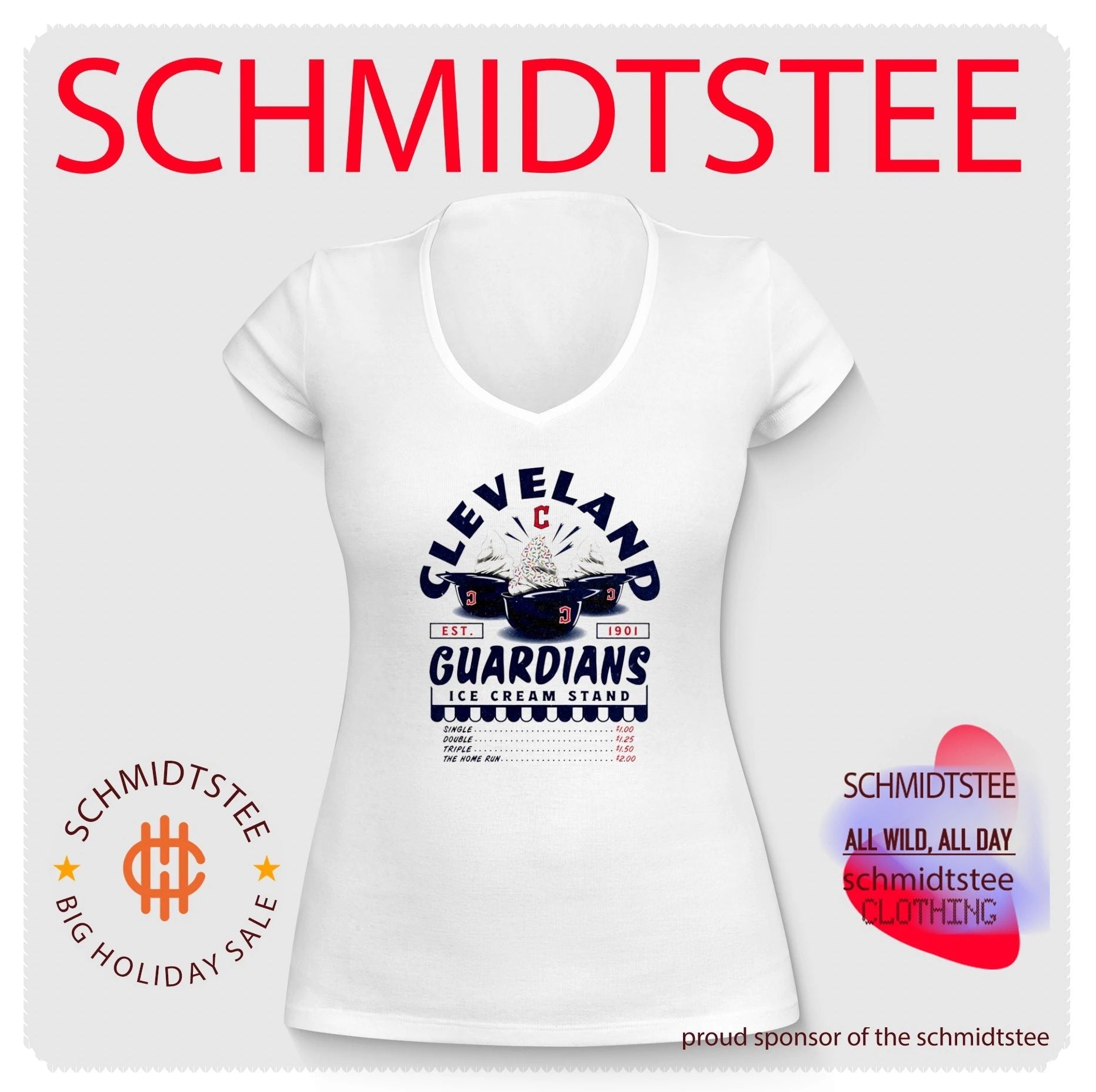 Cleveland Guardians Ice Cream Stand shirt