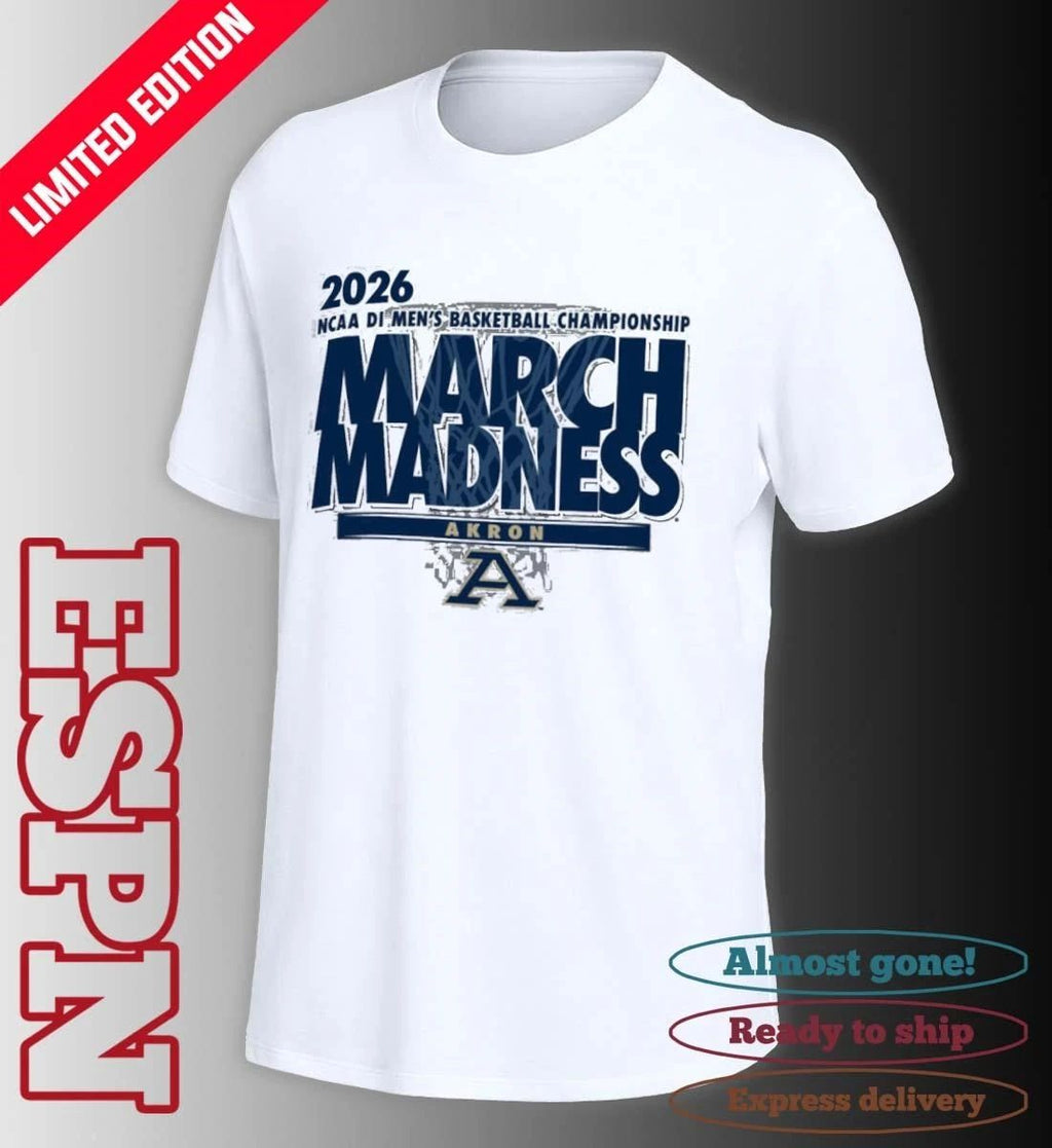 Akron Men’s Basketball Single Team NCAA March Madness Shirt
