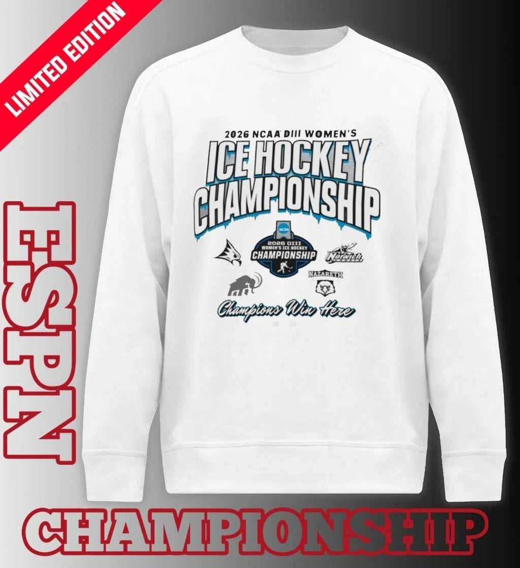 2026 NCAA Division III Women’s Ice Hockey Championship T-Shirt