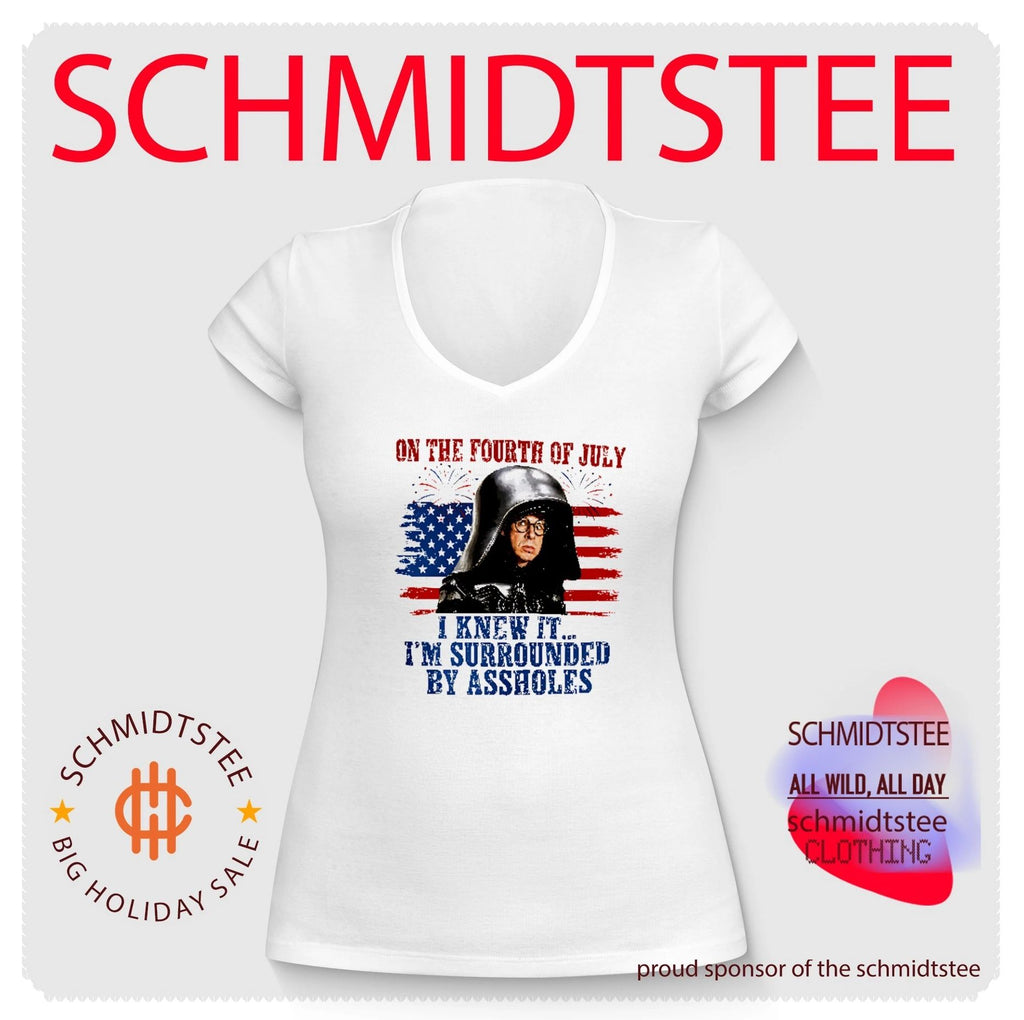 Dark Helmet Spaceballs I Knew It I’m Surrounded By Assholes 4th Of July shirt