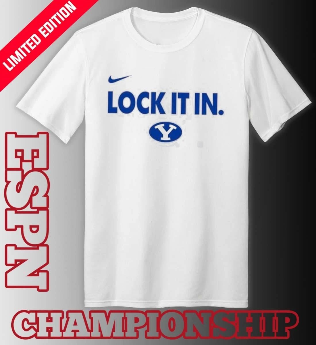 BYU Men’s Basketball Lock It In NCAA Tournament T-Shirt