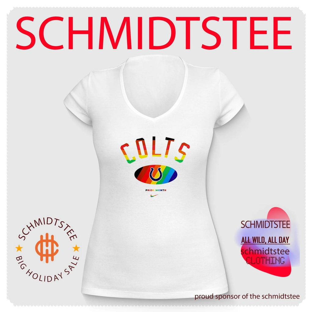 Indianapolis Colts Pride Month Rainbow logo shirt