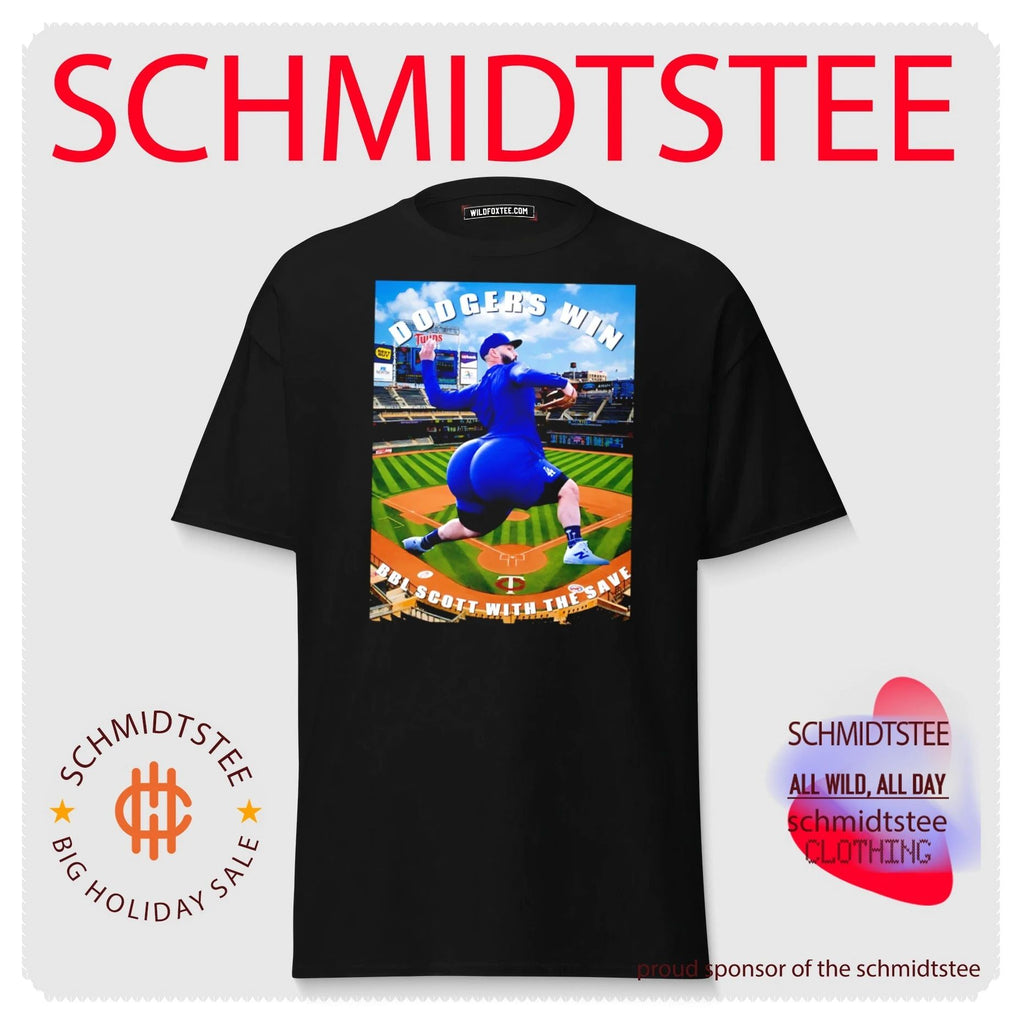 Dodgers Win BBL Scott with the Save Baseball Meme shirt