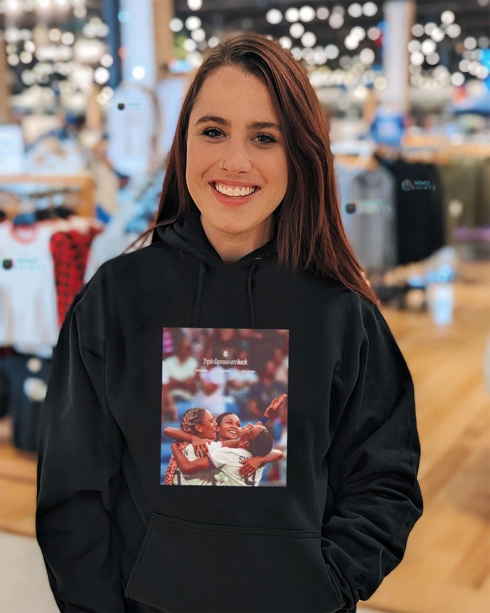Triple Espresso are back Trinity Sophia Mallory shirt