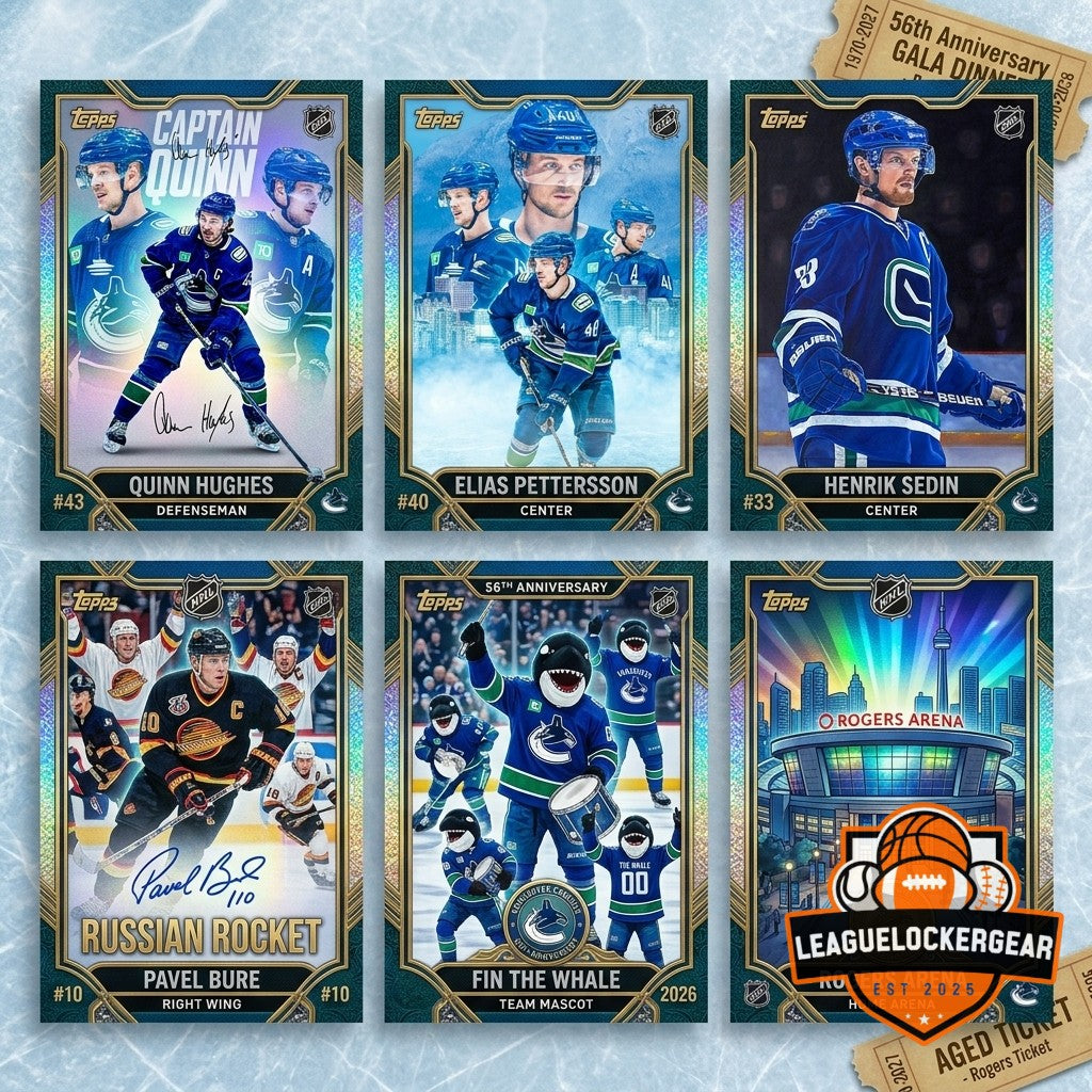 Vancouver Canucks 56th Anniversary Trading Cards Box Set