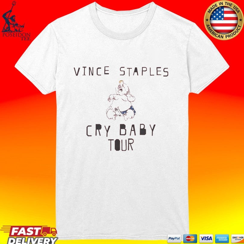 Vince Staples Cry Baby Tour T-shirt